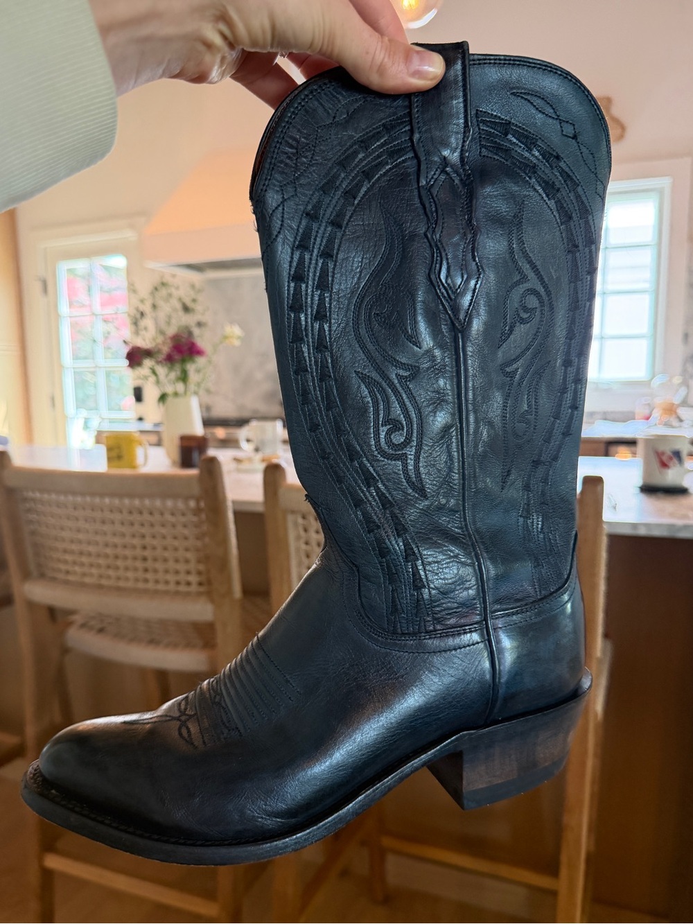 Lucchese x Brandon Maxwell Western Cowboy Boots